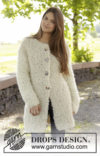 Free patterns - Proste rozpinane swetry / DROPS Extra 0-1033