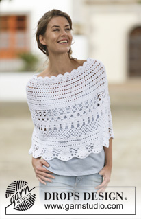 Free patterns - Poncho / DROPS Extra 0-1105