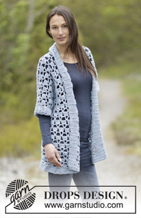 Free patterns - Damskie długie rozpinane swetry / DROPS Extra 0-1153