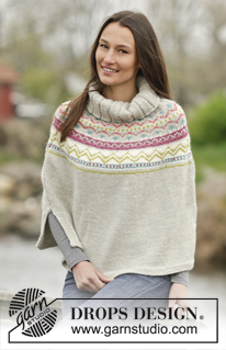 Free patterns - Poncho / DROPS Extra 0-1164