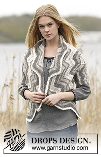 Free patterns - Rozpinane swetry z krótkim rękawem / DROPS Extra 0-1181