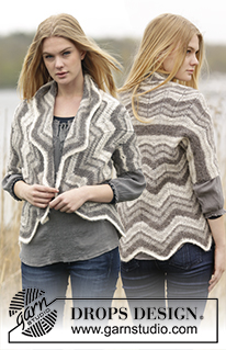 Free patterns - Rozpinane swetry z krótkim rękawem / DROPS Extra 0-1181