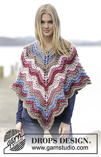 Free patterns - Poncho / DROPS Extra 0-1220