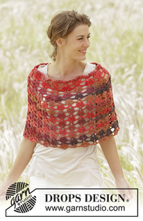Free patterns - Poncho's voor dames / DROPS Extra 0-1272