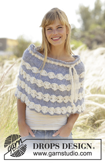 Free patterns - Poncho's voor dames / DROPS Extra 0-1274