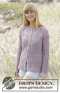 Free patterns - Damskie rozpinane swetry / DROPS Extra 0-1294
