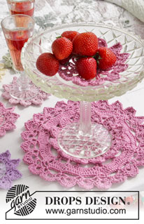 Free patterns - Coasters & Placemats / DROPS Extra 0-1306