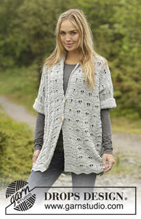 Free patterns - Damskie długie rozpinane swetry / DROPS Extra 0-1310