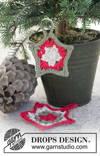 Free patterns - Ornamenten voor de kerstboom / DROPS Extra 0-1346
