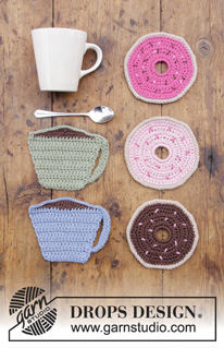 Free patterns - Onderzetters & Placemats / DROPS Extra 0-1383