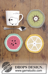 Free patterns - Onderzetters & Placemats / DROPS Extra 0-1385