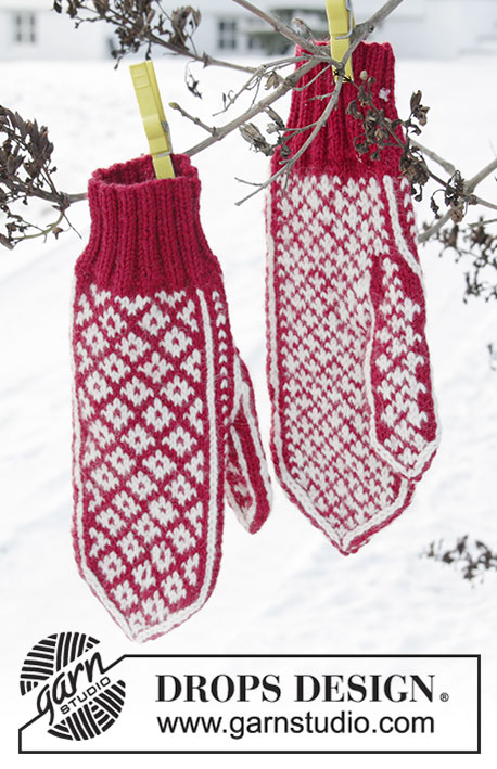 Christmas Magic Hands / DROPS Extra 0-1404 - DROPS Karisma lõngast kootud mitmevärvilise Norra mustriga kindad jõuludeks