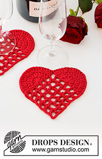 Free patterns - Onderzetters & Placemats / DROPS Extra 0-1417