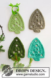 Free patterns - Ornamenten voor de kerstboom / DROPS Extra 0-1449