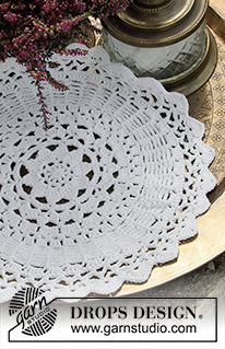 Free patterns - Onderzetters & Placemats / DROPS Extra 0-1466