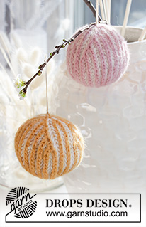 Free patterns - Ornamenten voor de kerstboom / DROPS Extra 0-1484