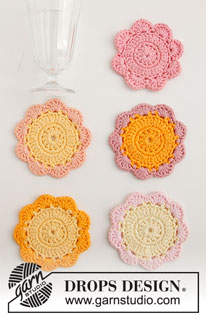 Free patterns - Onderzetters & Placemats / DROPS Extra 0-1497