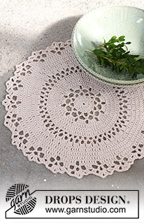 Free patterns - Onderzetters & Placemats / DROPS Extra 0-1507