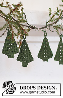 Free patterns - Ornamenten voor de kerstboom / DROPS Extra 0-1544