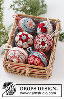 Free patterns - Ornamenten voor de kerstboom / DROPS Extra 0-1546