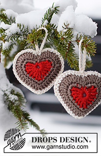 Free patterns - Ornamenten voor de kerstboom / DROPS Extra 0-1560
