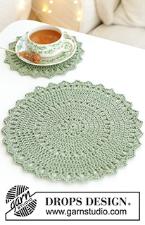 Free patterns - Onderzetters & Placemats / DROPS Extra 0-1605