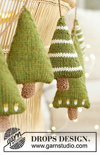 Free patterns - Ornamenten voor de kerstboom / DROPS Extra 0-1609