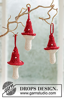 Free patterns - Ornamenten voor de kerstboom / DROPS Extra 0-1610