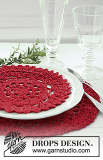 Free patterns - Onderzetters & Placemats / DROPS Extra 0-514