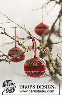 Free patterns - Ornamenten voor de kerstboom / DROPS Extra 0-515