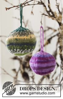 Free patterns - Decorazioni per l'albero di Natale / DROPS Extra 0-515