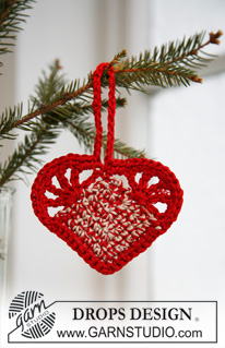 Free patterns - Ornamenten voor de kerstboom / DROPS Extra 0-571