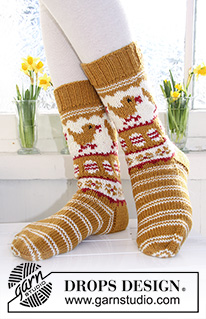 Free patterns - Calcetines & Pantuflas / DROPS Extra 0-625