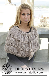 Free patterns - Poncho / DROPS Extra 0-708