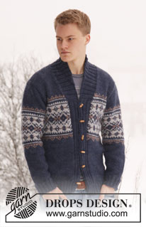 Free patterns - Vesten en sweaters voor heren / DROPS Extra 0-813
