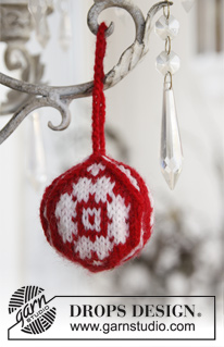 Free patterns - Ornamenten voor de kerstboom / DROPS Extra 0-856