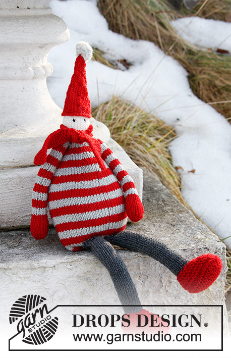 Julius / DROPS Extra 0-861 - Pai Natal DROPS tricotado em BabyMerino.