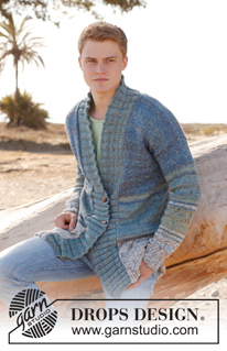 Free patterns - Męskie rozpinane swetry / DROPS Extra 0-896