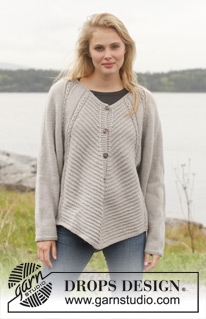 Free patterns - Damskie rozpinane swetry / DROPS Extra 0-958