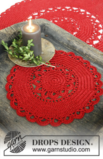 Free patterns - Onderzetters & Placemats / DROPS Extra 0-993