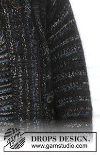 Free patterns - Damskie długie rozpinane swetry / DROPS 102-18