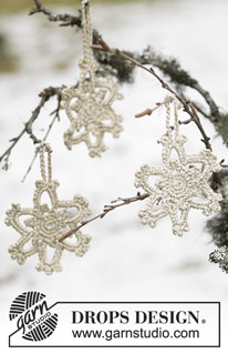 Free patterns - Ornamenten voor de kerstboom / DROPS 104-44