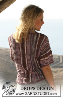 Free patterns - Rozpinane swetry z krótkim rękawem / DROPS 105-19