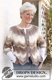 Free patterns - Damskie rozpinane swetry / DROPS 105-45