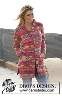 Free patterns - Proste rozpinane swetry / DROPS 106-26
