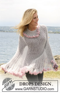 Free patterns - Poncho's voor dames / DROPS 108-57