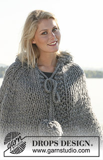Free patterns - Poncho's voor dames / DROPS 110-13