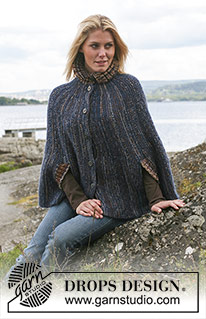 Free patterns - Poncho's voor dames / DROPS 110-19