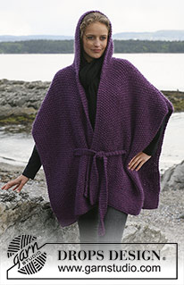Free patterns - Poncho's voor dames / DROPS 110-21