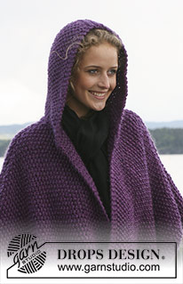 Free patterns - Poncho's voor dames / DROPS 110-21